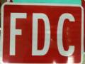 FDC Sign 12X9" - H.I.  Reflective Aluminum